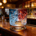 Personalized Whiskey Glass Star Wars 50th Anniversary Gift for Movie Fans