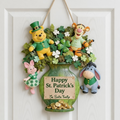 Personalized St. Patrick's Day Wood Sign for Family Home Decor