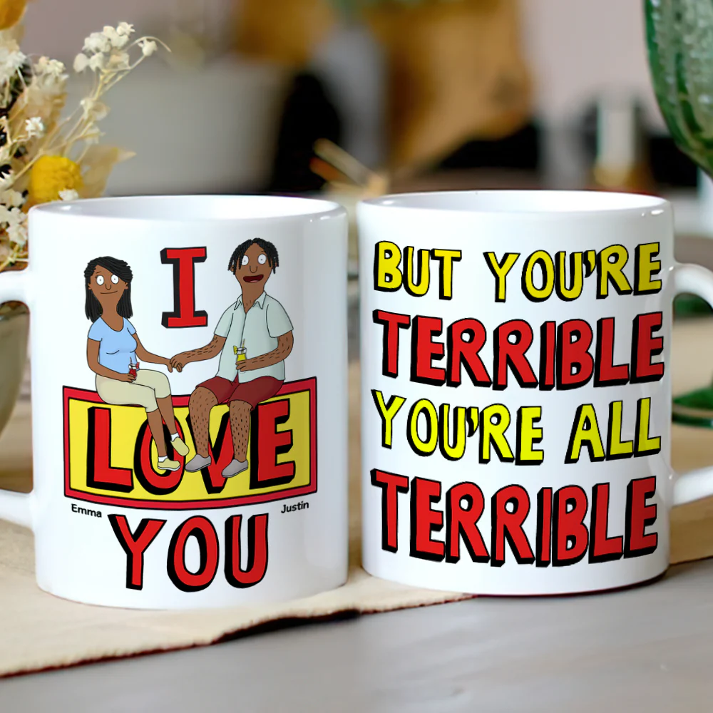 Funny Personalized Mug for Couples Unique Gift for Anniversary