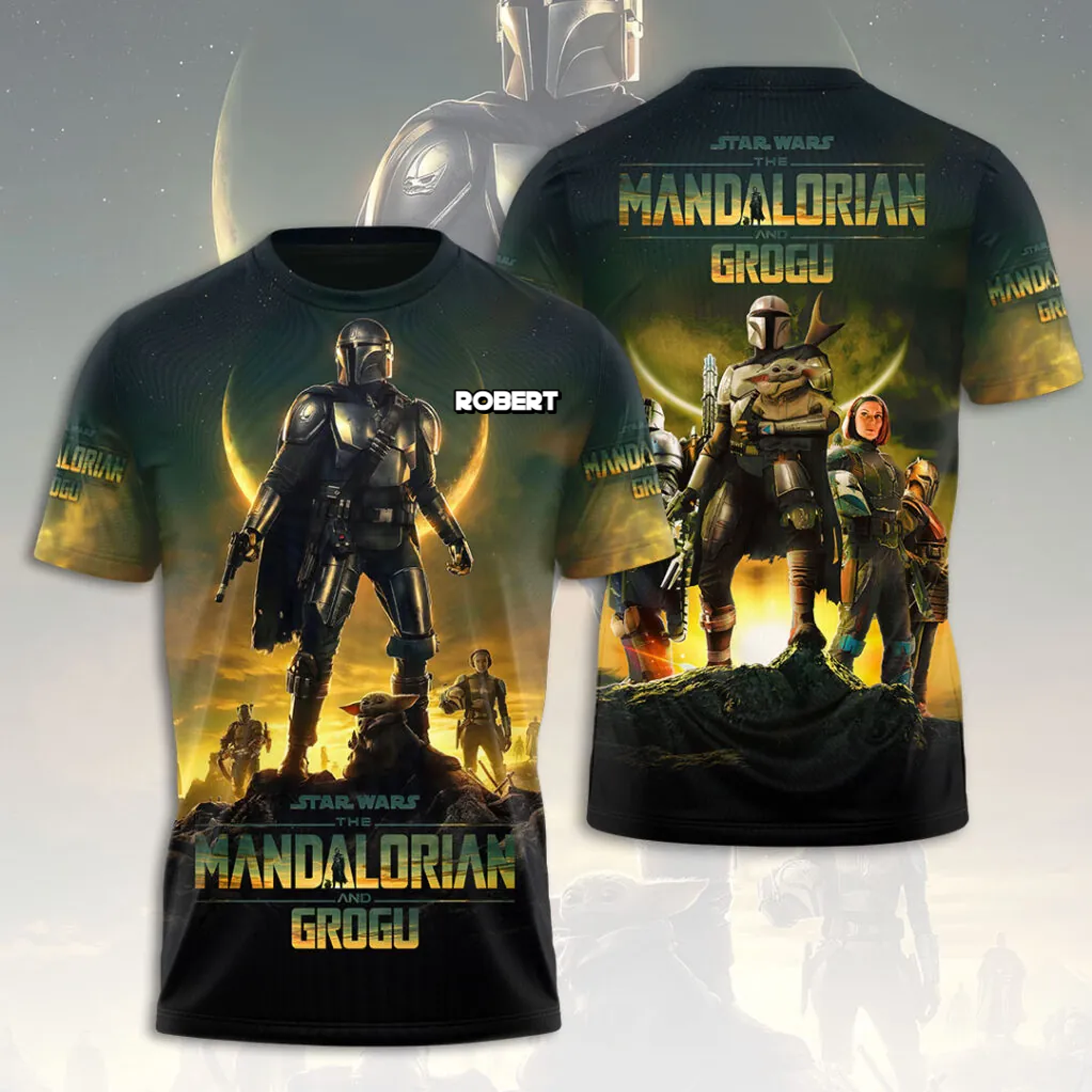 Personalized Star Wars Galactic Tracker AOP Shirt for Movie Fans
