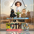 Personalized Star Wars Suncatcher Ornament Gift for Mom Window Hanging Suncatcher GradoCreations
