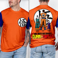 Personalized Super Saiyan 3D T-Shirt Gift for Dad or Grandpa