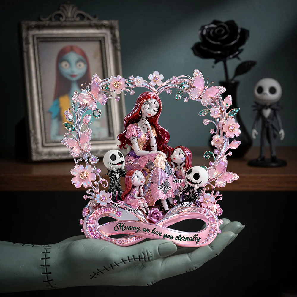 Personalized Spooky Mama Acrylic Plaque Gift for Mom