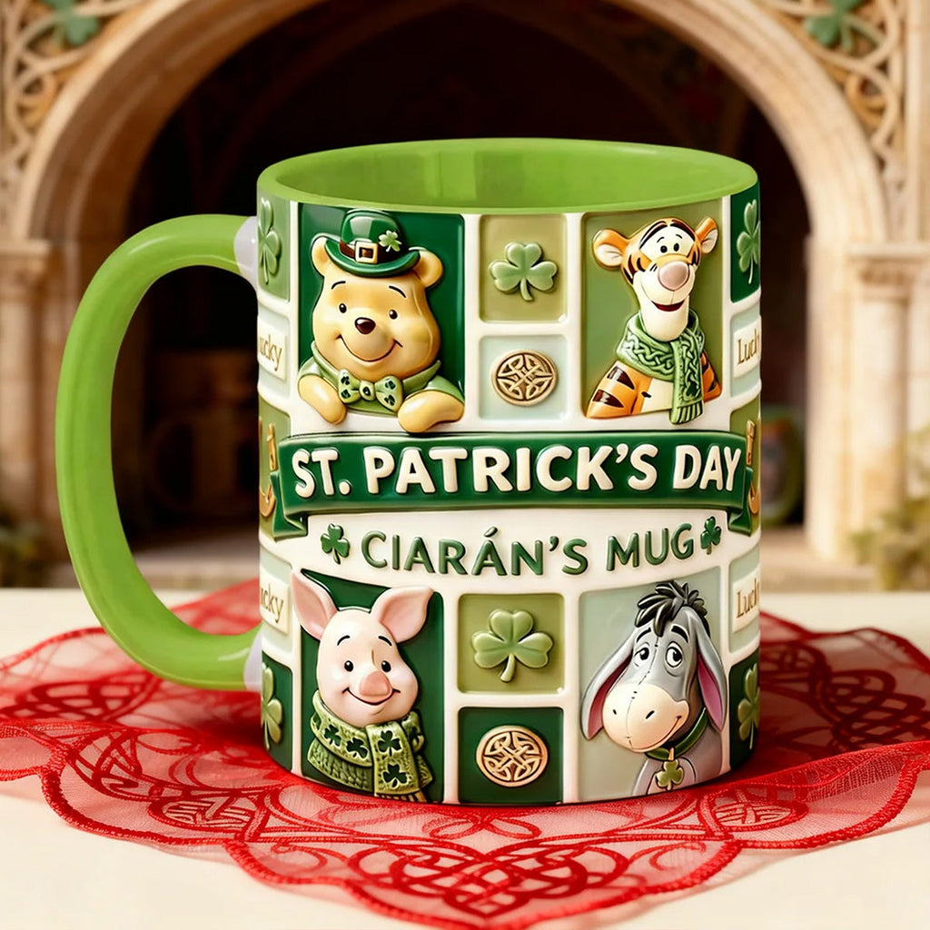 Personalized St. Patrick's Day Accent Mug Gift for Movie Fans