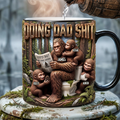 Personalized Funny Squatch Dad Mug Gift for Dad | Color Changing