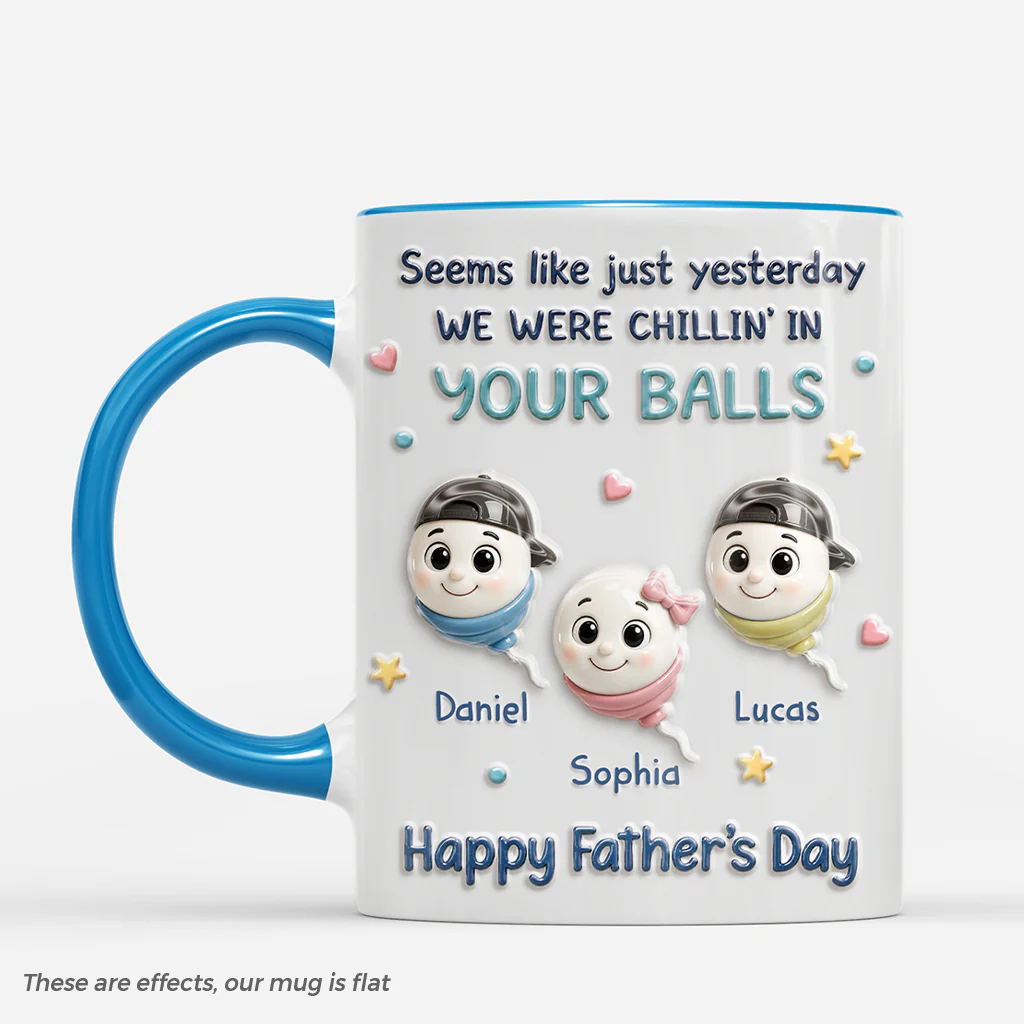 Personalized Accent Mug Funny Gift for Dad - Father's Day