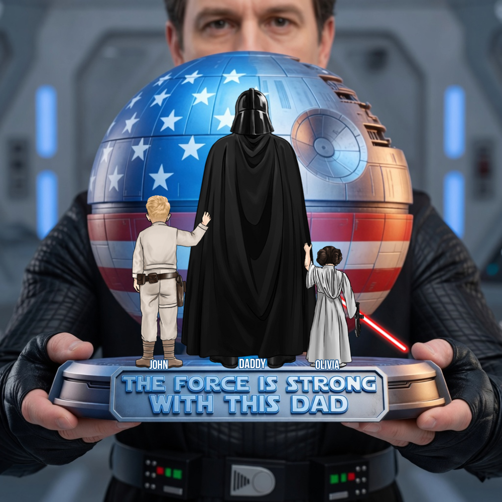 Personalized Star Wars Acrylic Plaque Gift for Dad - Father's Day