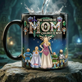 Personalized Black Ceramic Mug The Legend of Mom Gift for Mom