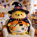 Personalized Halloween Honey Bear Pillow Custom Name Gift Pillow GradoCreations
