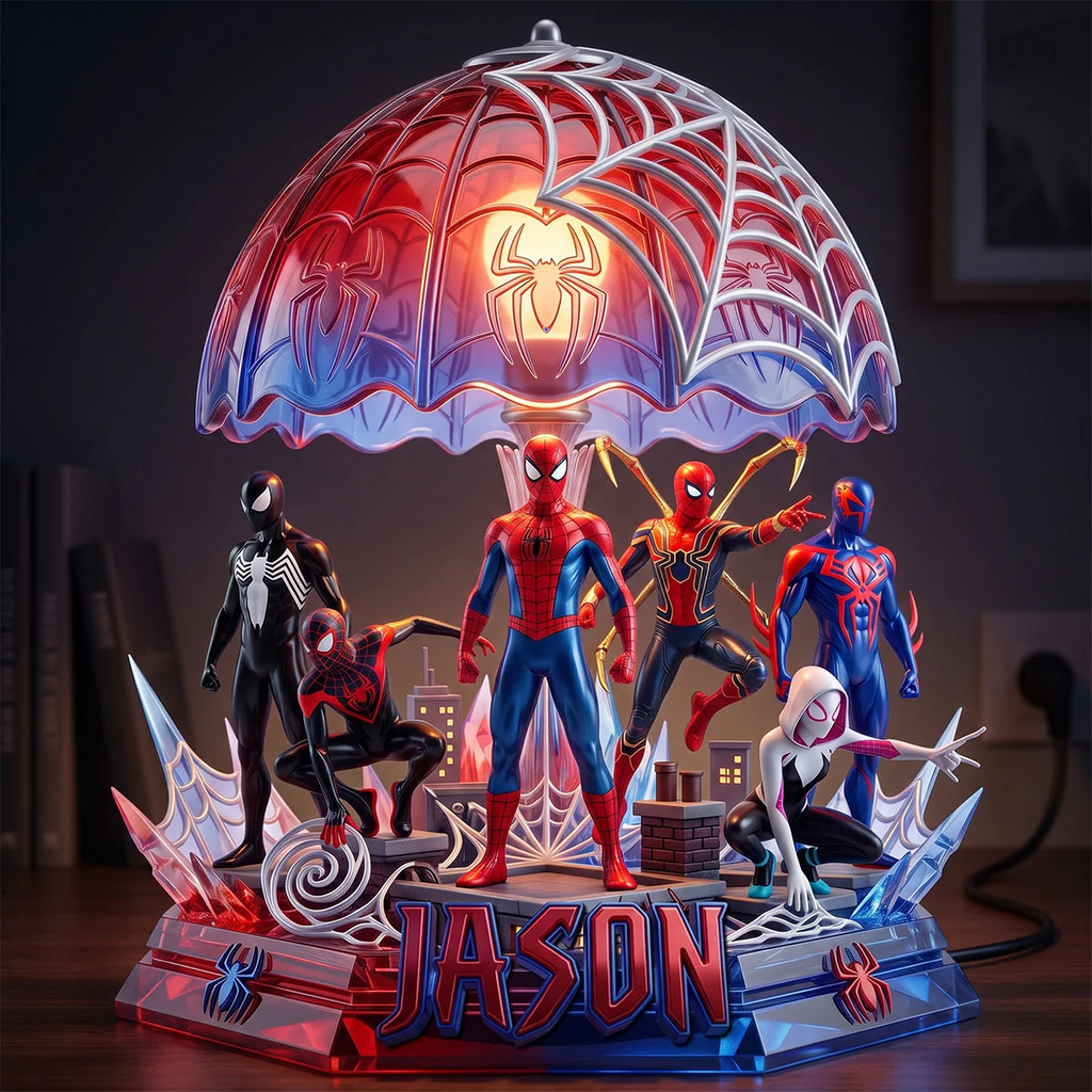 Personalized Superhero Acrylic Light Box Custom Name Gift for Kids Acrylic Light Box GradoCreations