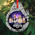 Personalized Galaxy Star Acrylic Ornament Custom Family Gift