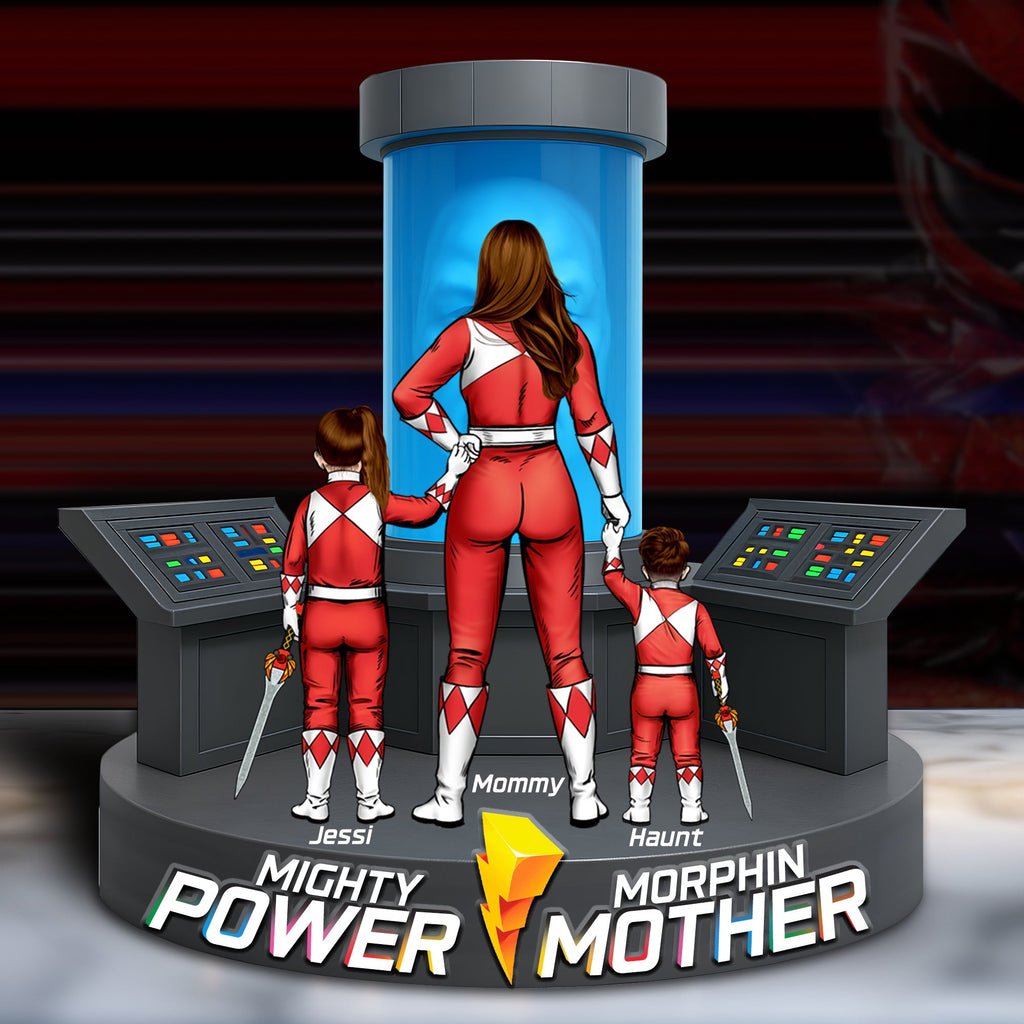 Personalized Mighty Power Mother Acrylic Plaque Gift for Mom Acrylic Plaque GradoCreations