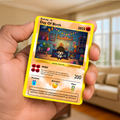 Personalized Pixel PoMo Metal Card Unique Birthday Gift for Kids, Friends