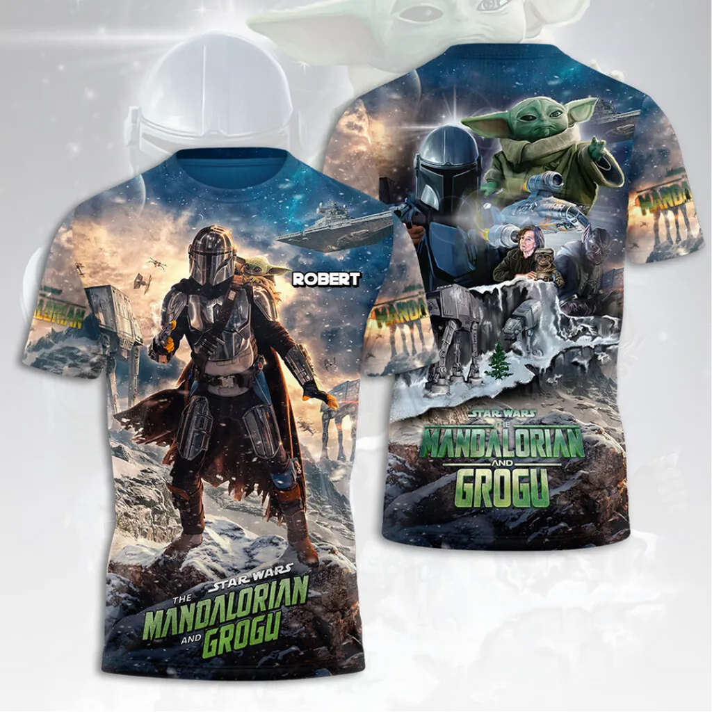 Personalized Star Wars All Over Print Shirt for Movie Fans