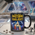 Personalized Black Mug The Best Mother in the Galaxy Gift for Mom
