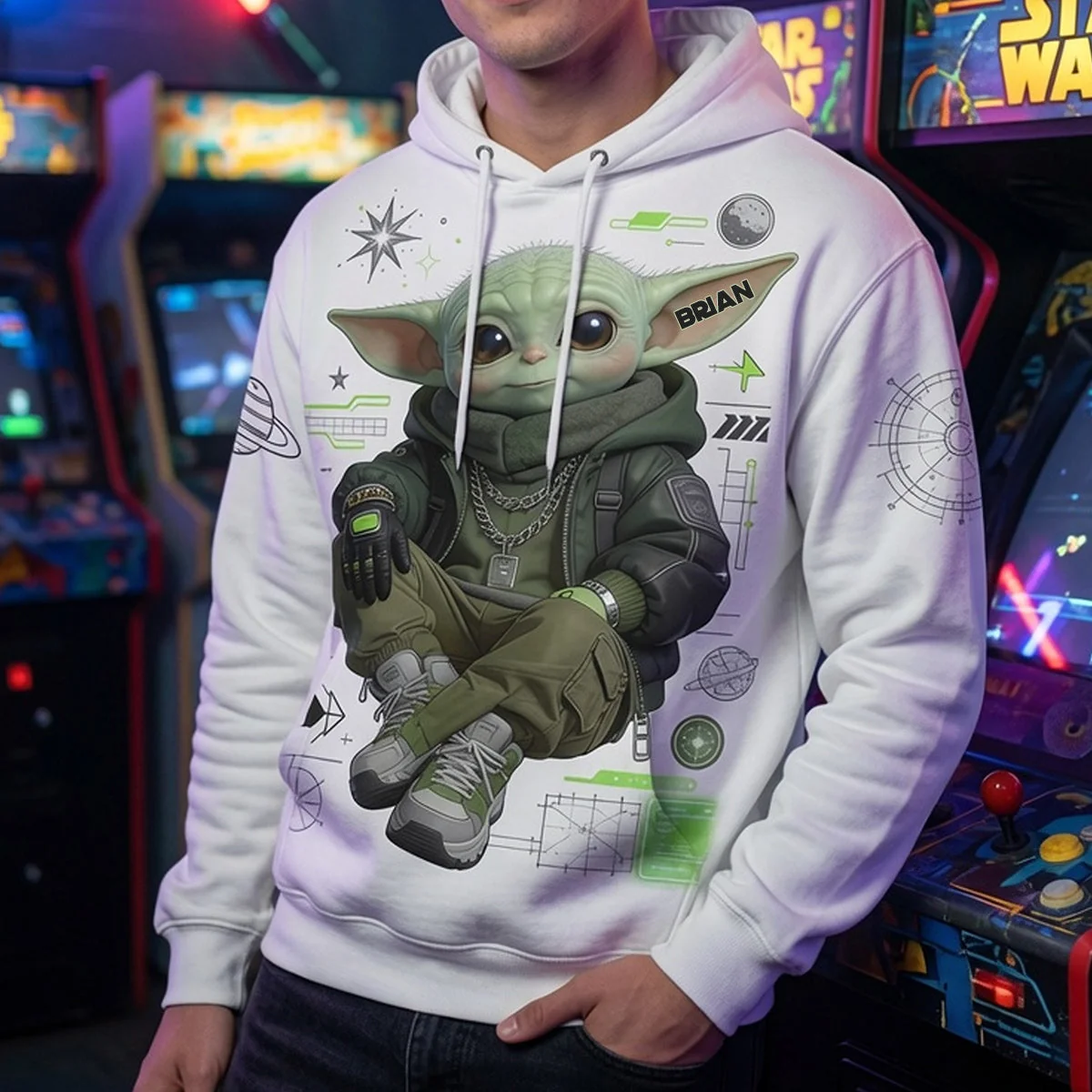 Personalized Cool Green Alien All Over Print Shirt Gift for Movie Fans AOP Shirt GradoCreations