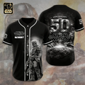 Personalized Star Wars 50th Anniversary Baseball Jersey Gift for Movie Fans