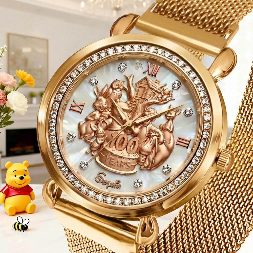 Personalized Disney Honey Bear Hand Watch Gift for Movie Fans
