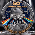 Personalized 50th Anniversary Commemorative Coin for Movie Fans
