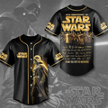 Personalized 50th Anniversary Baseball Jersey for Star Wars Fans