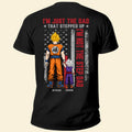 Personalized Dragon Ball Dad Shirt Custom Gift for Father Cotton Apparel GradoCreations