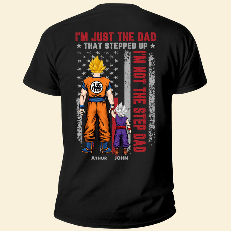 Personalized Dragon Ball Dad Shirt Custom Gift for Father Cotton Apparel GradoCreations