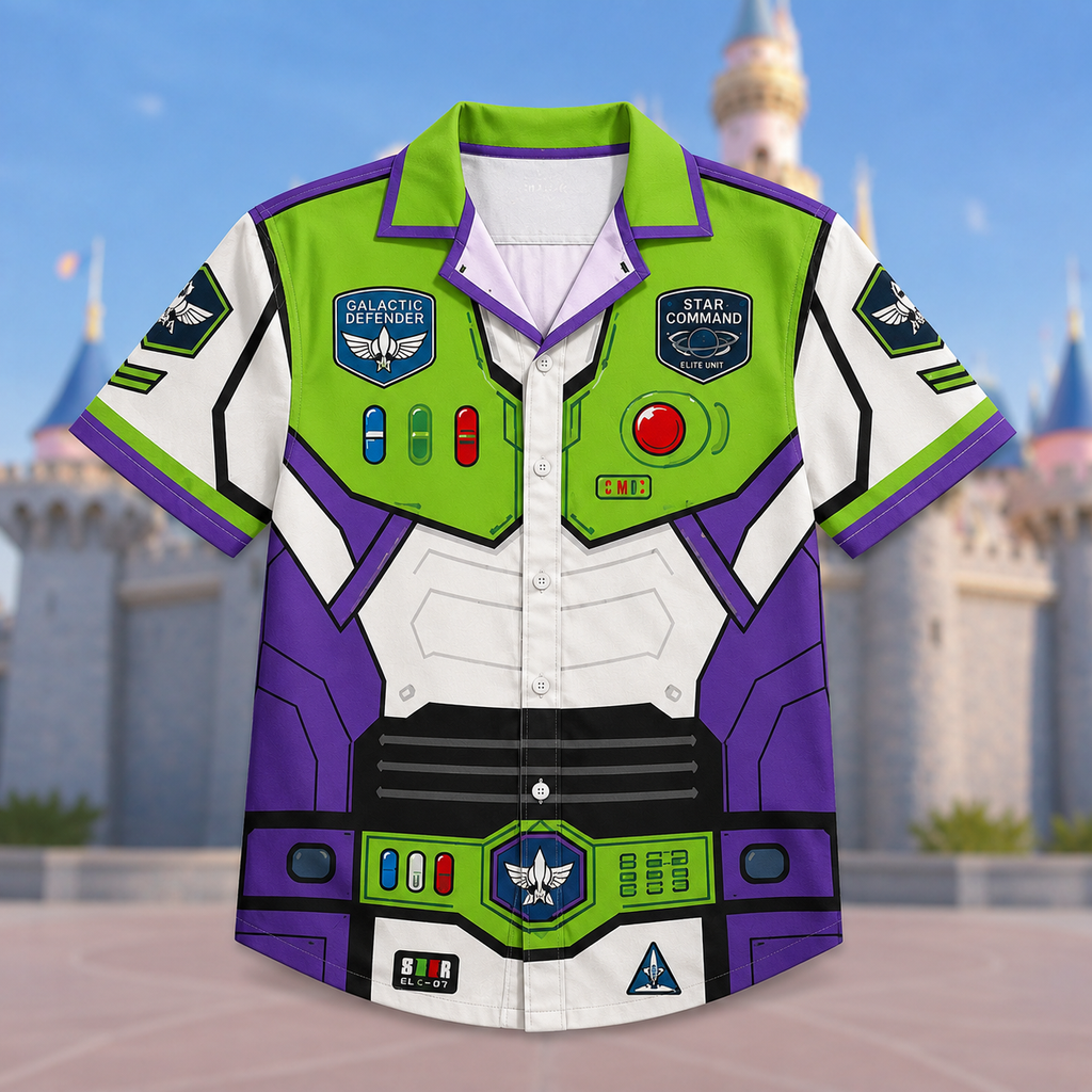 Personalized Buzz Lightyear Costume AOP Shirt for Kids Halloween AOP Shirt GradoCreations