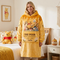 Personalized 100th Anniversary Winnie the Pooh Blanket Hoodie Gift Blanket Hoodie GradoCreations