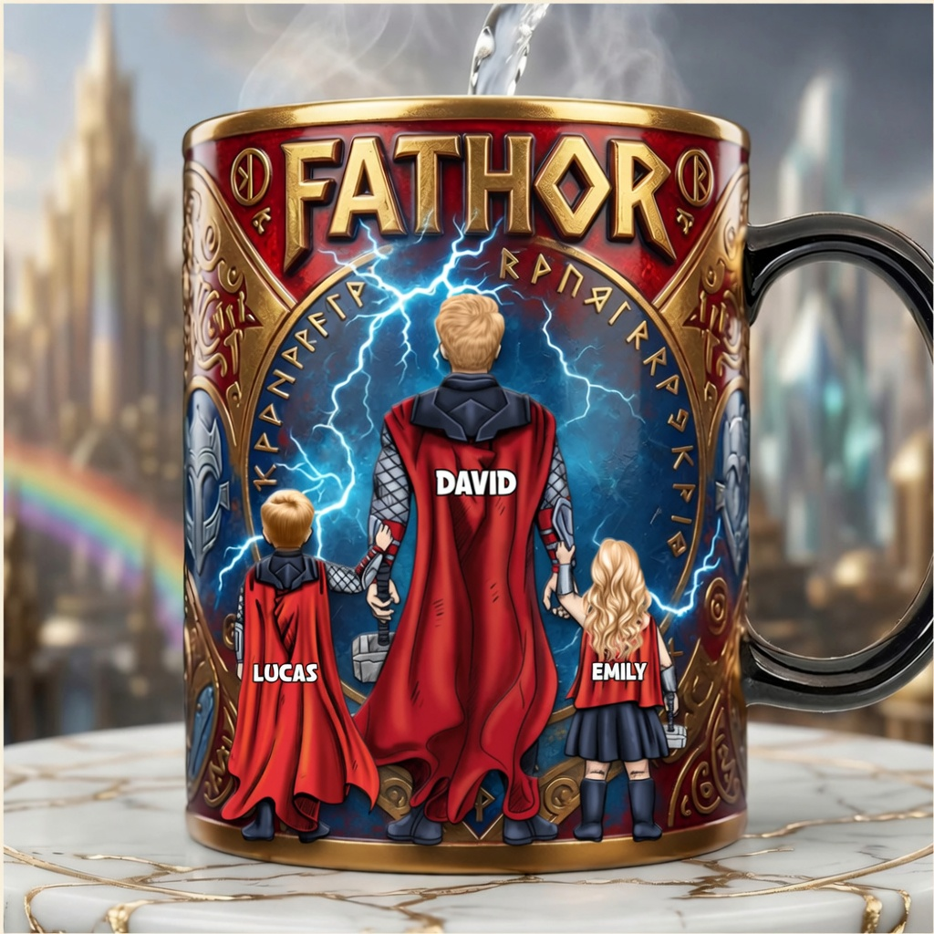 Personalized Indestructible Dad Mug Custom Name Gift for Father