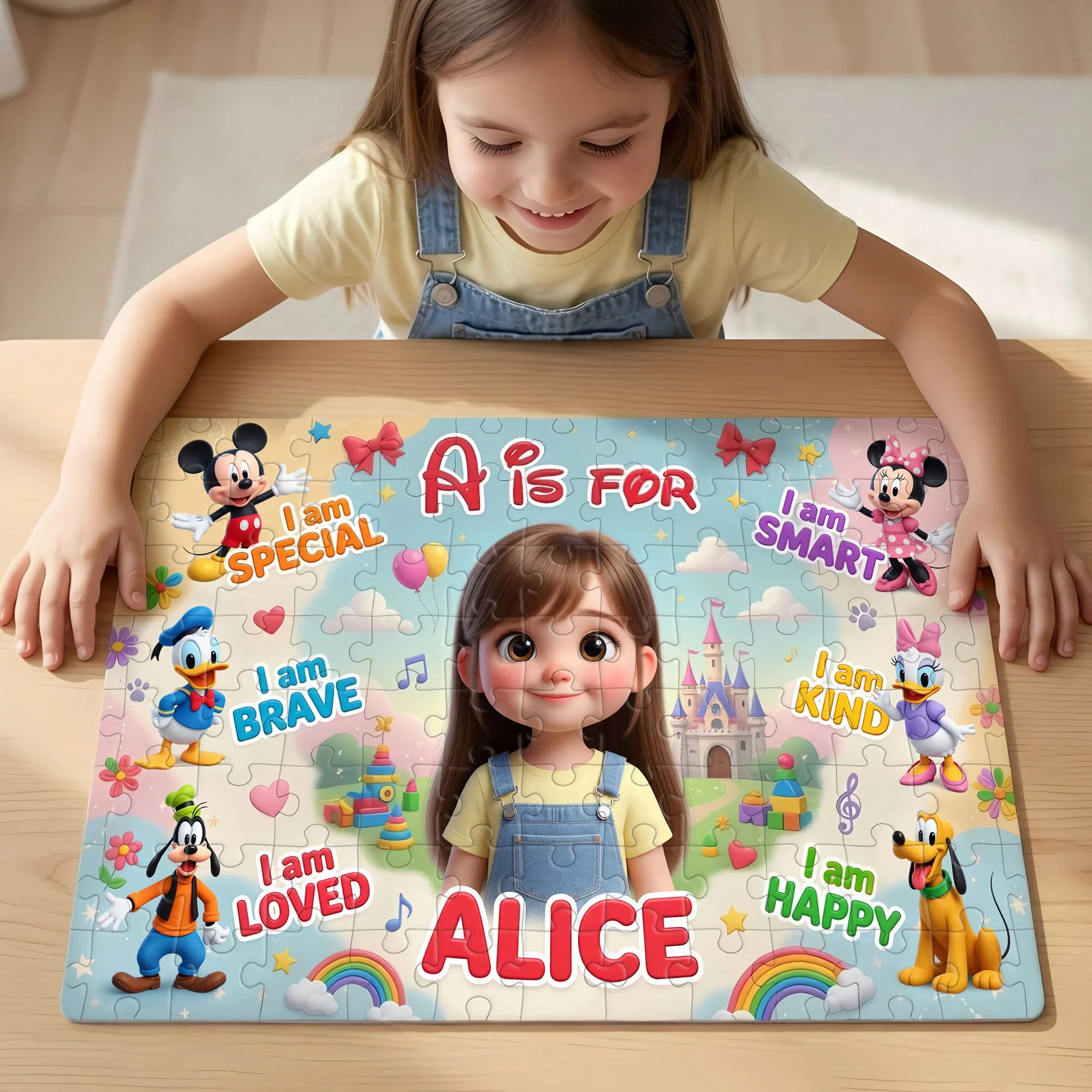 Personalized Photo Puzzle Custom Name Gift for Kids Magical Experience