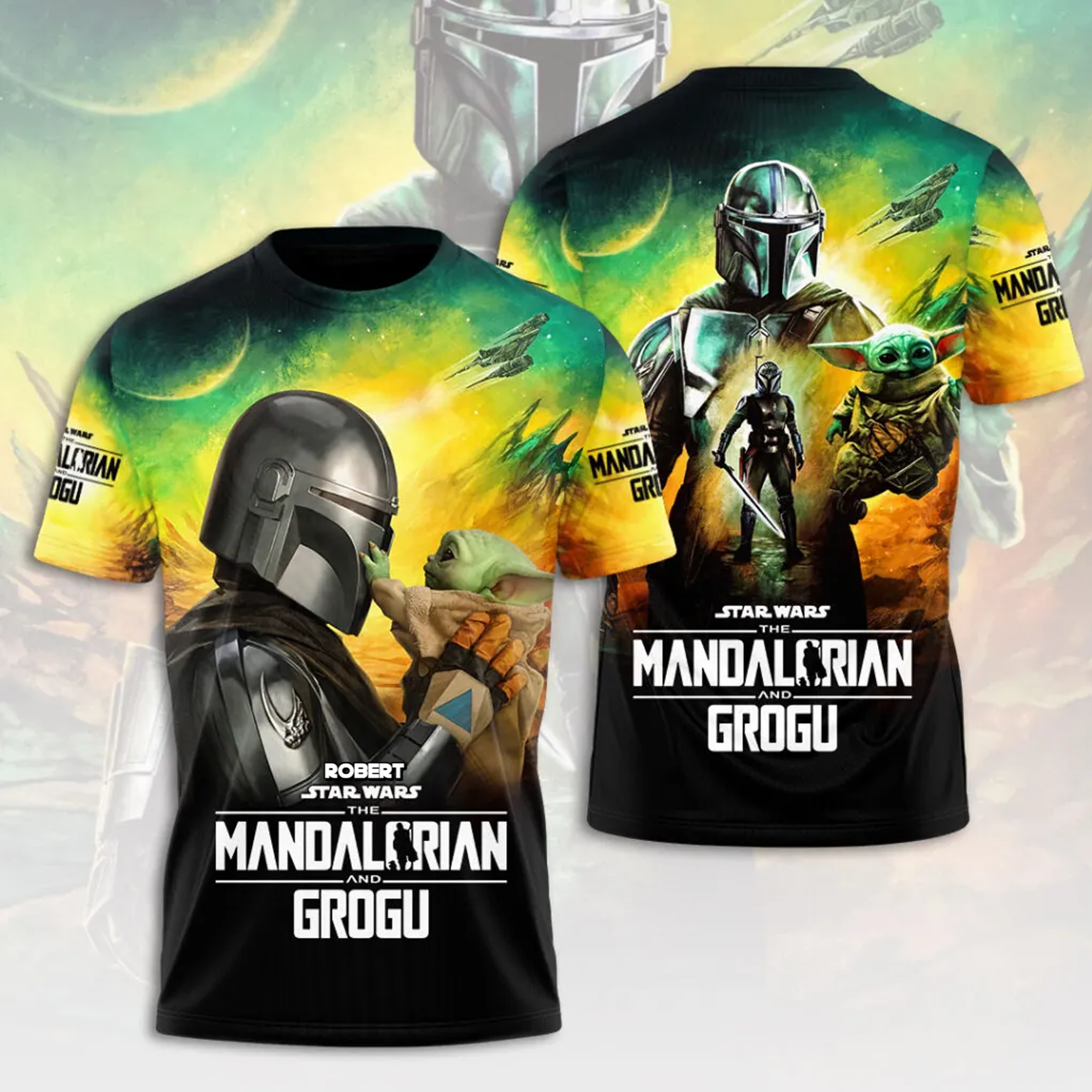 Personalized All Over Print Star Wars Shirt Gift for Movie Fans