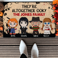 Personalized Altogether Ooky Doormat Halloween Gift for Family