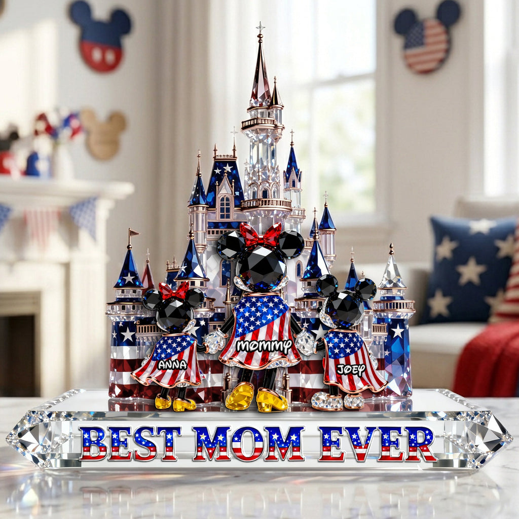 Personalized Acrylic Plaque Best Mom Ever Gift for Mom