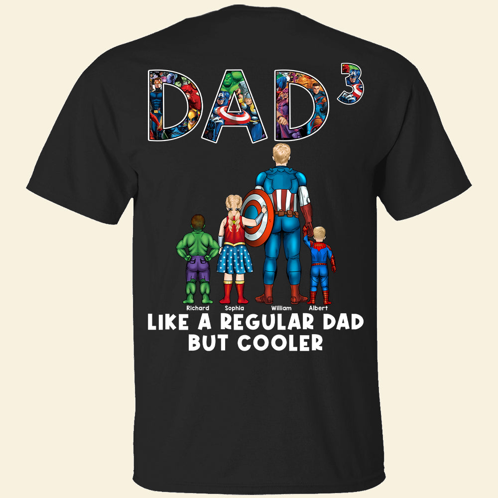 Personalized Funny Superhero T-Shirt for Dad | Father's Day Gift