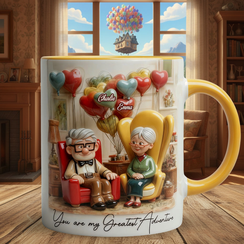 Personalized Couple Mug You Are My Greatest Adventure Gift