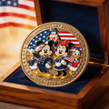 Personalized Metal Coin Anniversary Gift for Patriots & Movie Fans