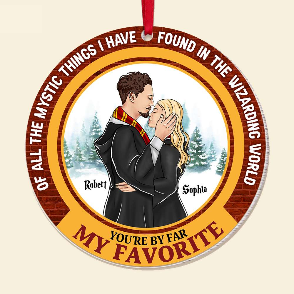 Personalized Acrylic Ornament for Couple Unique Gift Idea