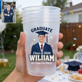 Personalized Frosted Cups Graduation Class of 2026 Photo Gift