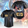Personalized Star Wars 50th Anniversary Baseball Jersey Gift for Movie Fans