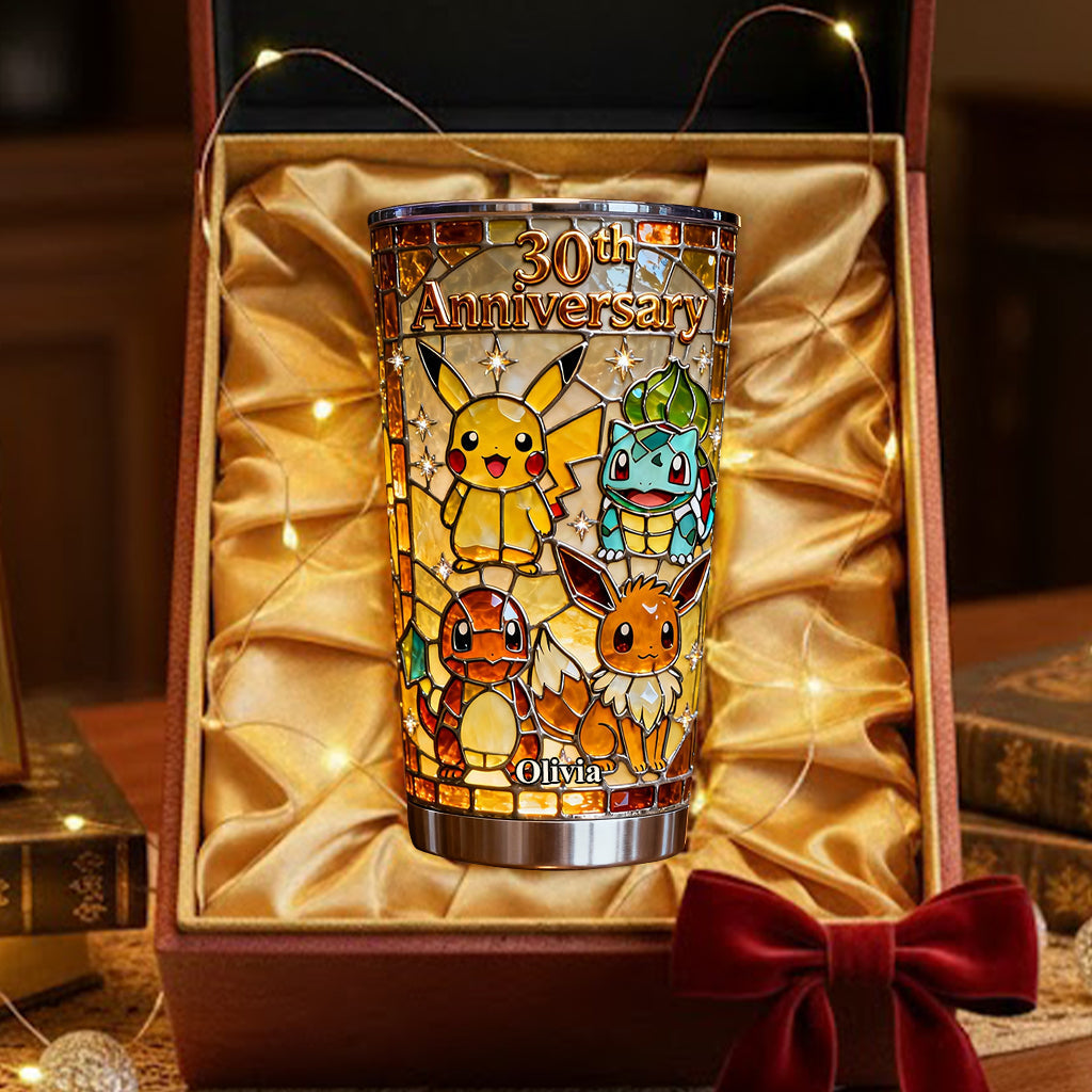 Personalized 30th Anniversary Tumbler Gift for Movie Fans