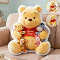 Personalized Mama Bear Shaped Pillow Custom Name Gift for Mom Pillow GradoCreations