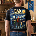 Personalized Wizard Dad Shirt with Kids Names Gift for Father