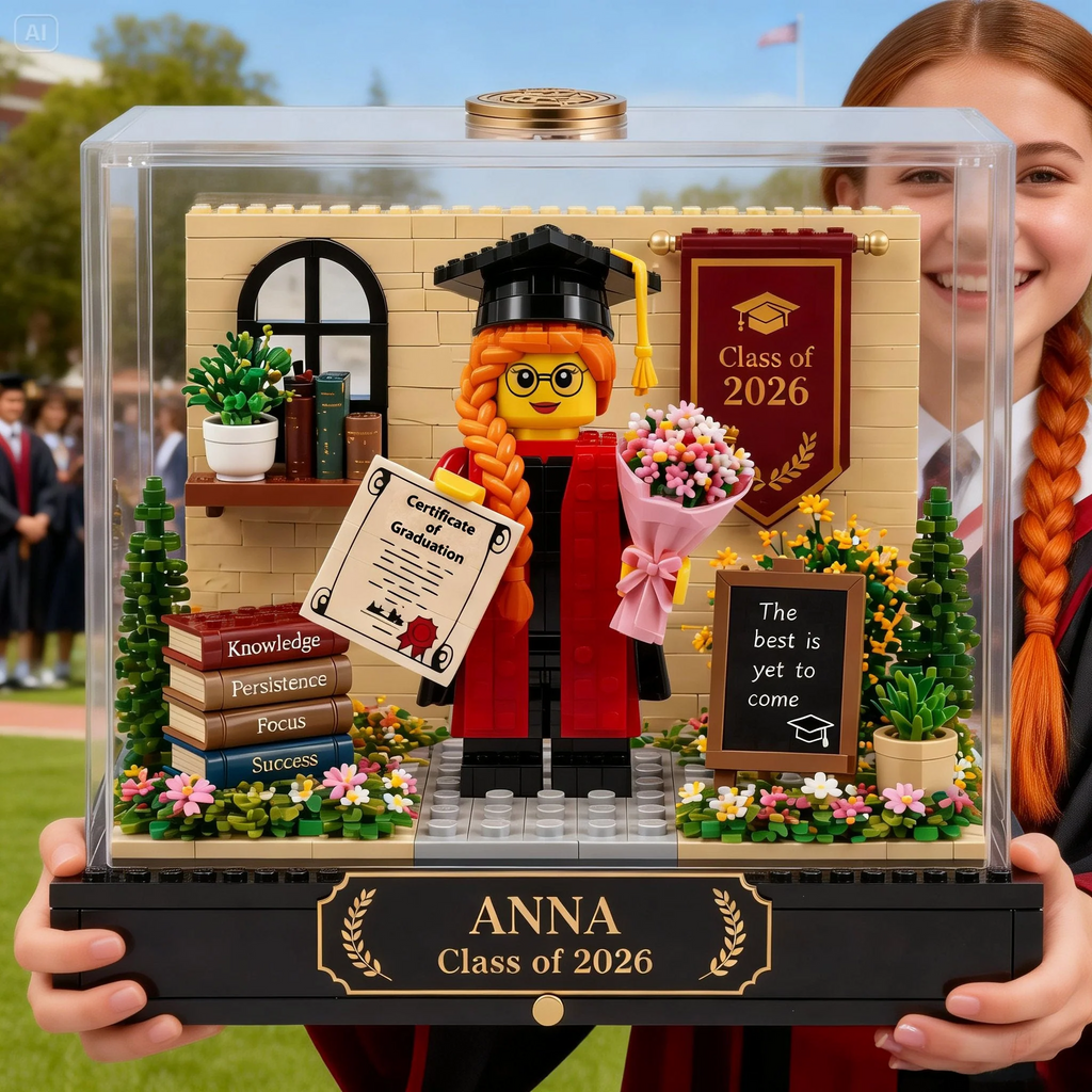 Personalized Acrylic Graduation Plaque Class of 2026 Gift