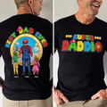 Personalized Super Daddio Best Dad Ever Shirt Gift for Dad