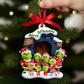 Personalized Merry Grinchmas Acrylic Ornament Custom Family Gift Ornament GradoCreations