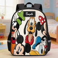 Personalized Cartoon School Backpack Set with Lunch Bag & Water Bottle for Kids