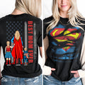 Personalized Super Hero Best Mom Ever Shirt Gift for Mom Cotton Apparel GradoCreations