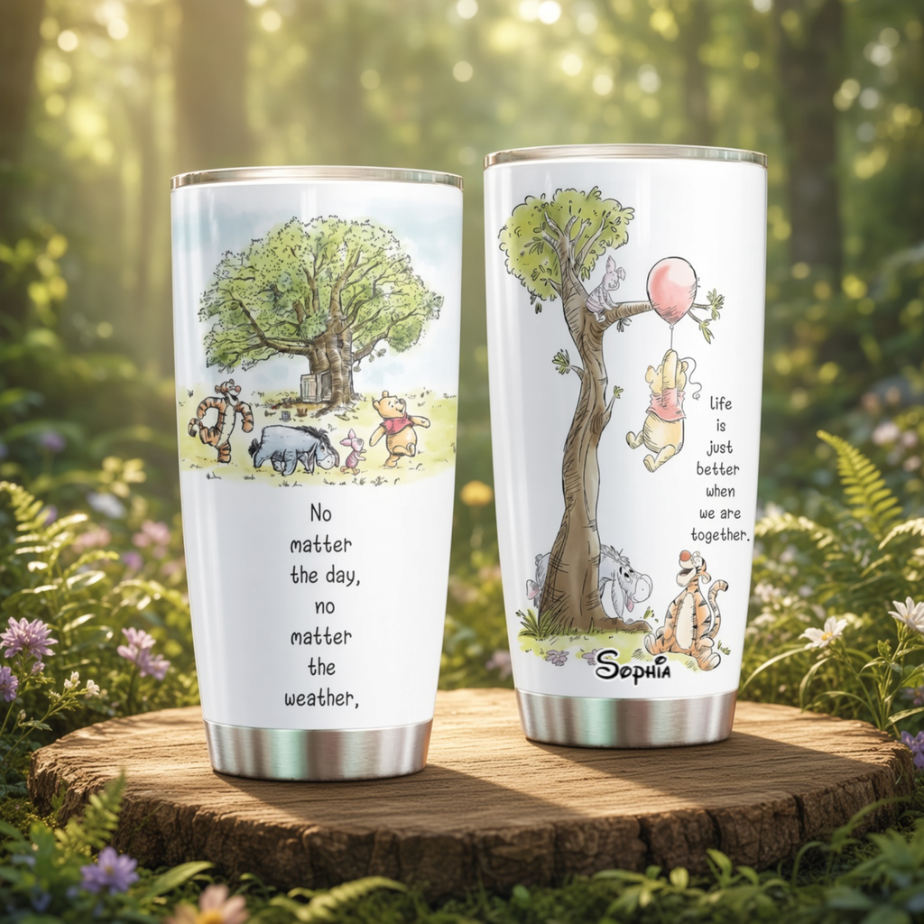 Custom Name Stainless Steel Tumbler Gift for Her, Him, Family Tumbler GradoCreations