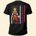 Personalized Dragon Ball Like Father Like Son Shirt Gift for Dad Cotton Apparel GradoCreations