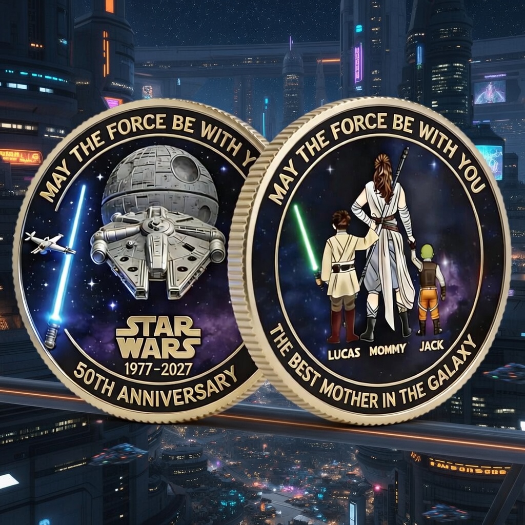 Personalized Commemorative Coin for Mom | Best Mother Gift Coin GradoCreations